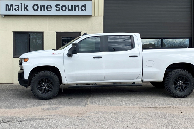 Chevrolet 2024 HD with professional window tint in North Bay